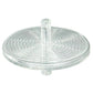 Large white antibacterial filter for 3A suction units by Carey Medical, designed to trap bacteria and maintain device hygiene.