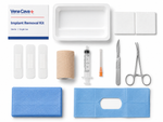 Vena Cava sterile implant removal kit for obstetric and gynecology procedures, single-use set with surgical tools and packaging.