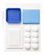 Sterile XRD ball packs medium size from Vena Cava, 120-piece wound care dressing pack with procedure supplement dressing pack.