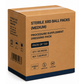 Sterile XRD ball packs medium size for wound care, packaged in a Vena Cava dressing pack with 120 sterile balls for medical procedures.