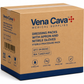 Vena Cava wound care dressing pack with sterile apron, nitrile gloves, and forceps for sterile wound dressing procedures.