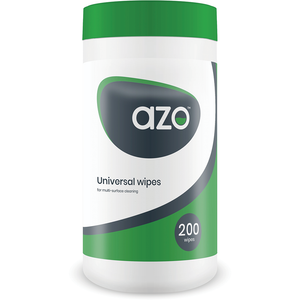 Vernacare Azo™ Universal Cleaning and Disinfectant Wipes pack with 200 wipes, suitable for cleaning and disinfecting surfaces