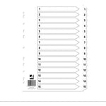Vow 1-15 part divider set with adjustable plastic compartments for organizing small parts and hardware.