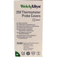 Welch Allyn Sure Temp probe covers, box of 1000, disposable medical covers for temperature probes, white plastic material.