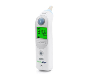 Welch Allyn Thermoscan Pro 6000 infrared thermometer with cradle for accurate temperature readings