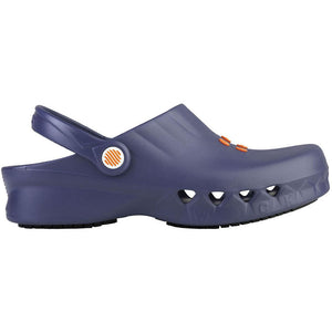 Wock Nube nursing shoes in size 10, navy blue with comfortable slip-on design and supportive sole, ideal for healthcare professionals