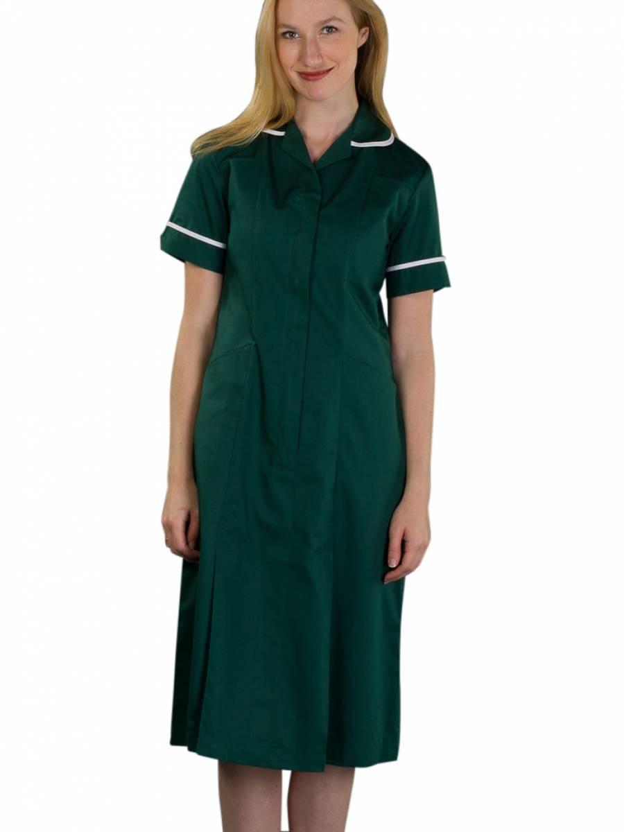 AIRM nursing dress by Work In Style featuring a stylish design with white trim, suitable for nursing and casual wear.