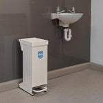 Wybone 28 Litre Eco Sackholder with black plastic body and metal frame for waste disposal and recycling.